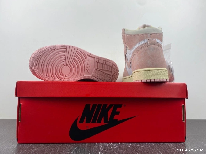 Cheap (Women's) OG Washed Retro High 1 FD2596-600 Jordan Air Pink 0727